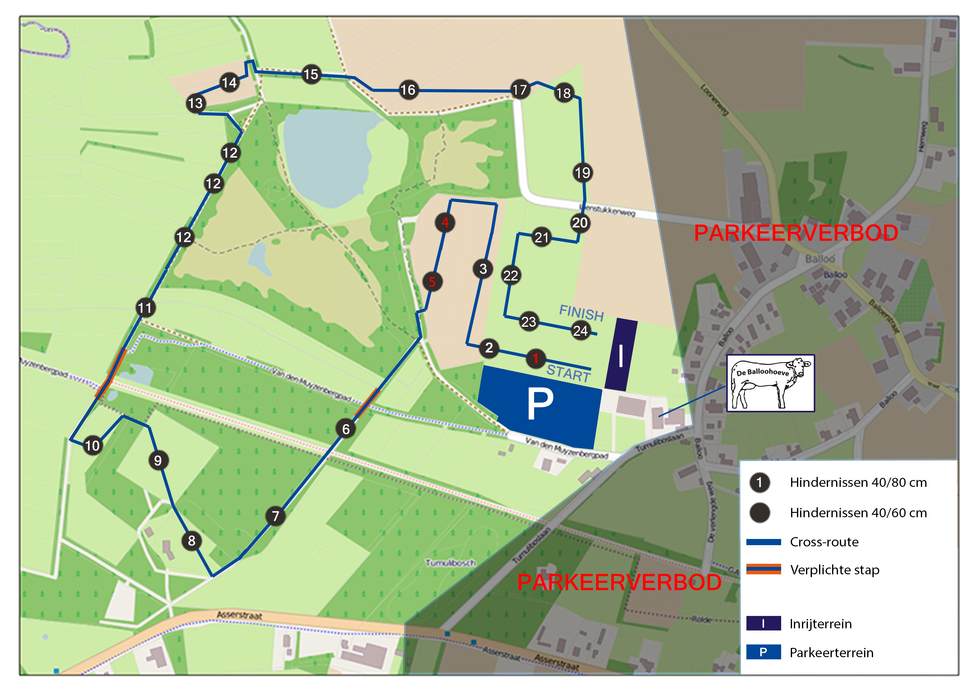 Plattegrond Cross BallooActief 2019